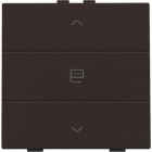 124-51033-Home Control Motorbediening Dark Brown 124-51033-Niko