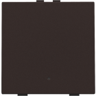 124-52001-Home Control Drukknop + LED Dark Brown 124-52001-Niko