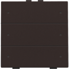 124-52006-Home Control Zesvoudige Drukknop + LED Dark Brown 124-52006-Niko