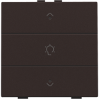 124-52043-Home Control Dimbediening + LED Dark Brown 124-52043-Niko