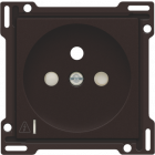 124-66606-Centraalplaat Overspanning 28,5mm Dark Brown 124-66606-Niko