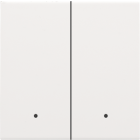 154-32004-Set tweevoudige drukknop voor slimme schakelaar met feedback White Coated 154-32004-Niko