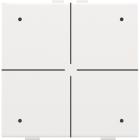154-52004-Home Control Viervoudige Drukknop + LED White Coated 154-52004-Niko