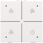 154-52054-Home Control Ventilatie + LED White Coated 154-52054-Niko