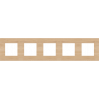 156-76005-Afdekplaat 5-voudig 71mm Pure Bamboo 156-76005-Niko