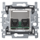 170-09030-Sokkel Tel 2 X RJ11 parallel  170-09030-Niko