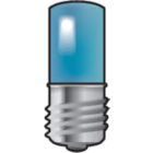 170-37002-Lamp E10 / Led Blauw  170-37002-Niko