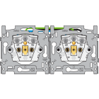 170-37701-Sokkel Dubbel Stopcontact 21mm  170-37701-Niko
