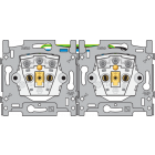 170-38701-Sokkel Dubbel Stopcontact 28,5mm  170-38701-Niko