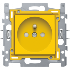 195-66600-Stopcontact set 28,5mm Yellow 195-66600-Niko