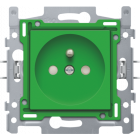 197-66600-Stopcontact set 28,5mm Green 197-66600-Niko