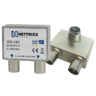 NTX200140-Tweeverdeler IEC Coax-splitter-Nettrixx Multimedia