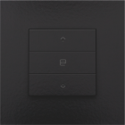 200-52033-Home Control Zesvoudige Drukknop + LED Piano Black Coated 200-52033-Niko