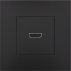 200-69416-Afwerkset HDMI Schroef Piano Black Coated 200-69416-Niko