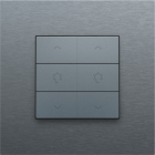 220-51046-Home Control Dubbele Dimbediening Alu Grey Coated 220-51046-Niko