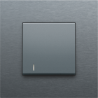 220-60005-Toets met lens Alu Grey Coated 220-60005-Niko