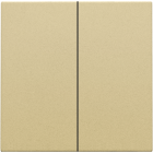 221-31004-Set tweevoudige drukknop voor slimme schakelaar Alu Gold Coated 221-31004-Niko