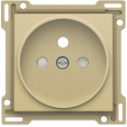 221-66101-Centraalplaat stopcontact 21mm Alu Gold Coated 221-66101-Niko