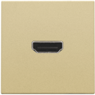 221-69416-Afwerkset HDMI Schroef Alu Gold Coated 221-69416-Niko