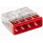 2273-204-Steekklem 4x0,5-2,5mm Wago rood-Wago