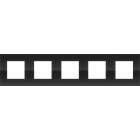 NIK24276005-Afdekplaat Liquid Black 242-76005-Niko