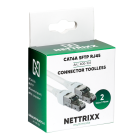 NTX400103-CAT6A STP RJ45 connector Toolless - 2 stuks -Nettrixx Multimedia