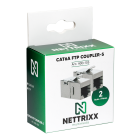 NTX400105-CAT6A STP coupler - 2 stuks-Nettrixx Multimedia