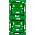 550-14027-Home Control Muurprint 2X Vert,  550-14027-Niko