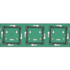 550-14030-Home Control Muurprint 3X Hor,  550-14030-Niko