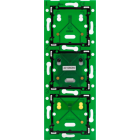 550-14031-Home Control Muurprint 3X Vert,  550-14031-Niko