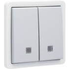 700-35100-Hydro 2 x drukknop Verlichtbare  700-35100-Niko