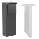 NIK76136615-Tuinpaal met grondpin, 1 stopcontact, zwart-Niko