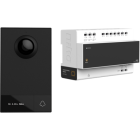 510-01001-Videokit, 2-draads, met controller en buitenpost, voor opbouw, 1 beldrukknop-Niko
