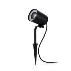 FAR71546-Tuinspot GU10 ZWART + grondpin + muurbeugel-Faro