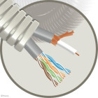 FLEXPVC6UTP5E R 100-Buis flexibel coax + UTP 5E-