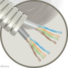 FLEXUTP5E/2 R 100-Buis flexibel UTP dual cat 5e-