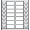 Uitbreiding 2X7 drukknop  10-114-01