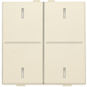 Toets 2X met lens Creme 100-00033