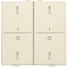 Toets 2X met lens I-0 Creme 100-00034