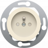 Wandcontact Vloerdoos Creme 100-26610