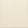 Set Tweevoudige Drukknop Creme 100-31004