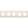 Afdekplaat 5-voudig 71mm Creme 100-76005