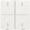 Toets 2X met lens White 101-00033