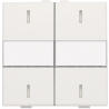 Toets 2X met lens en tekstvenster White 101-00038