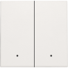 Set Tweevoudig Drukknop Feedb White 101-32004