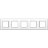 Afdekplaat 5-voudig 71mm White 101-76005