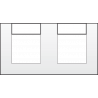 Afdekpl Tweevoudig 71 White White 101-76801