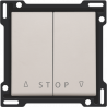 Knoppen Tweevoudige Rolluikdrukknop Light Grey 102-65918