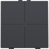 Home Control Viervoudige Drukknop Athracite 122-51004
