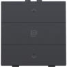 Home Control Zesvoudige Drukknop + LED Athracite 122-52033